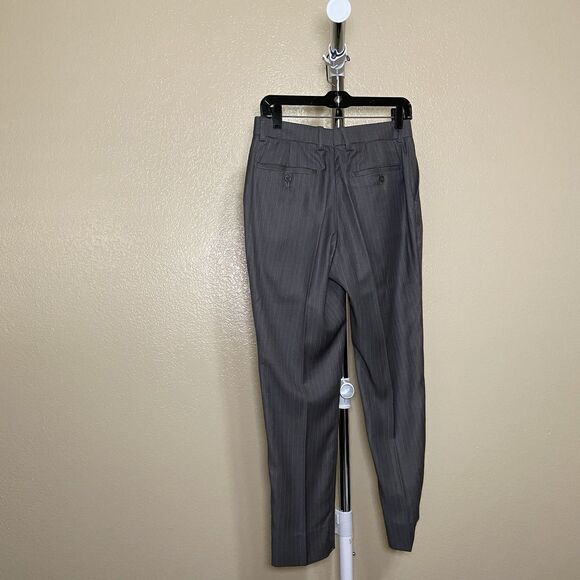 Men's Macway’s Executive Chest 38,Charcoal Gray Pinstripe Pure Wool Pant Suit - Picture 7 of 16